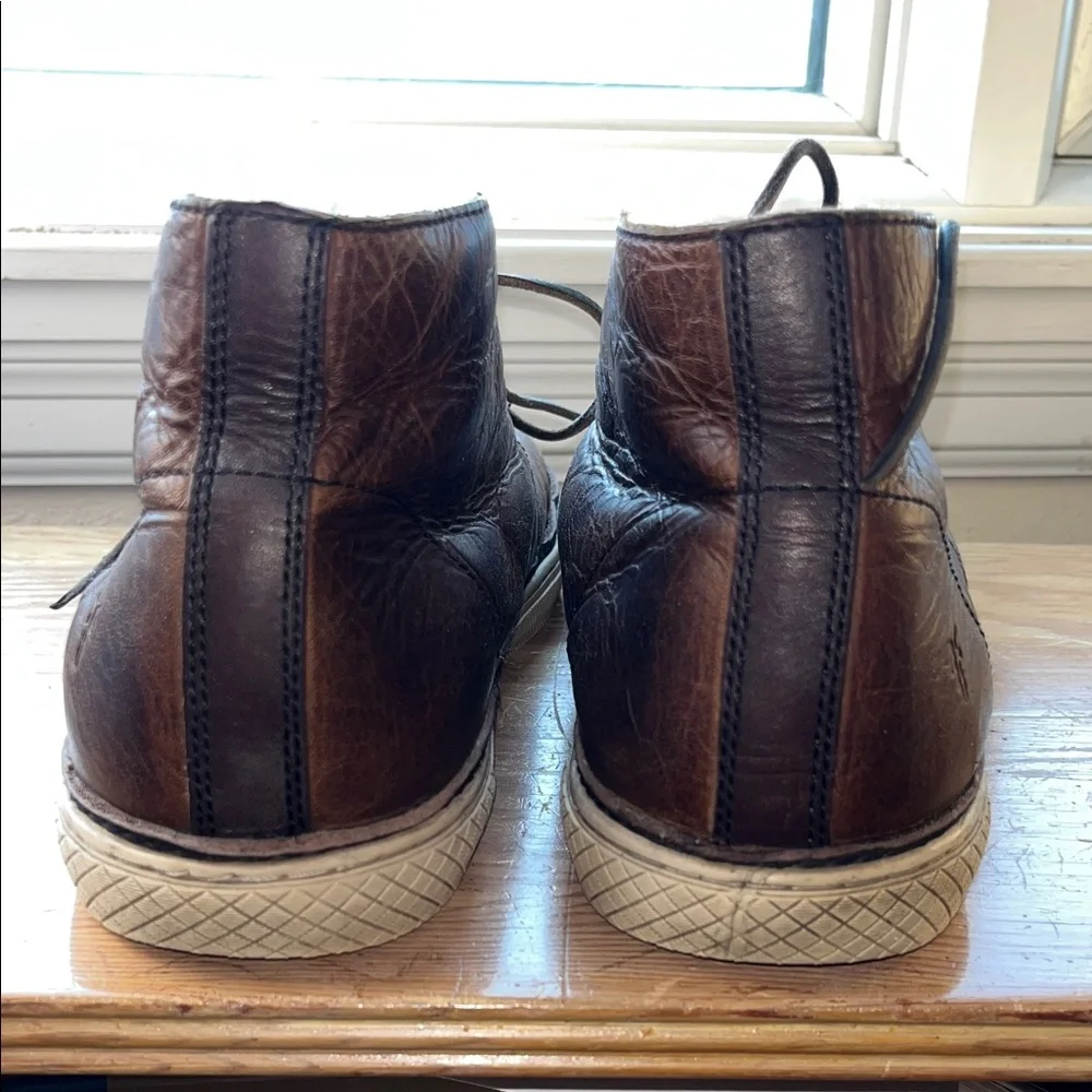 Frye Men's Brown Leather‎ Fleece Lined Chukka Boots 12